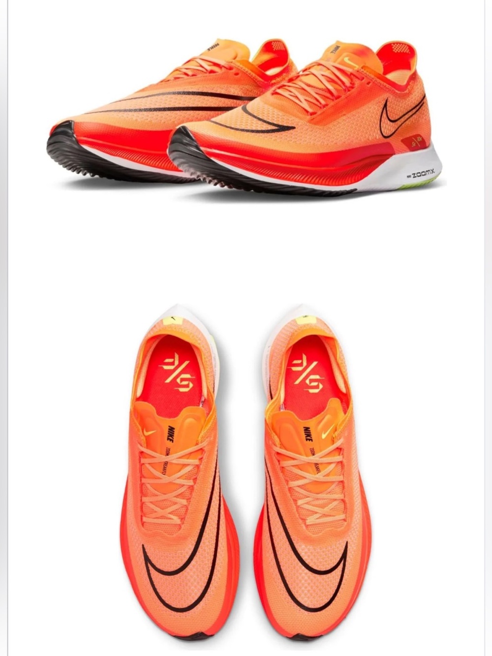 Nike Men’s ZoomX Streakfly running shoes in the 'Total Orange Size 12